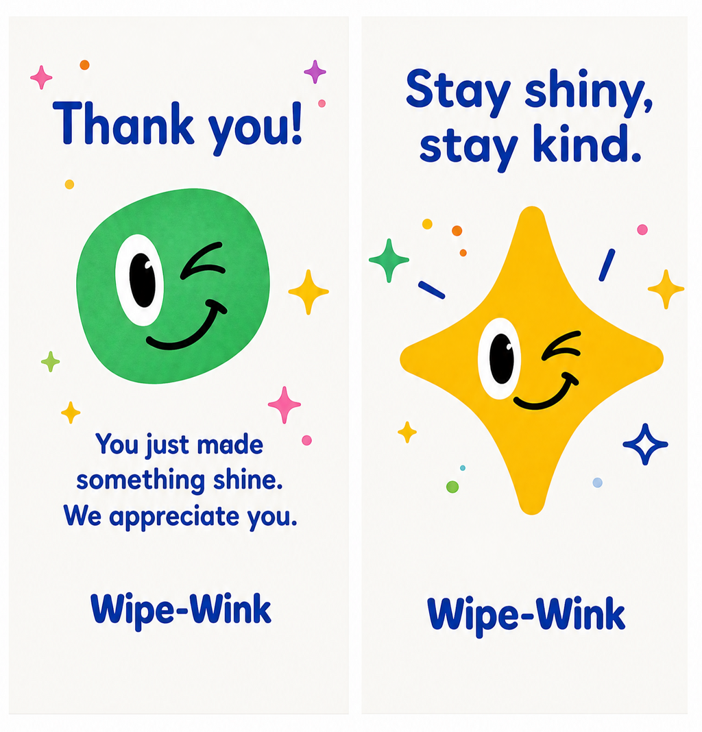 Blind bag（containing at least three items) - Screen cleaning sticker